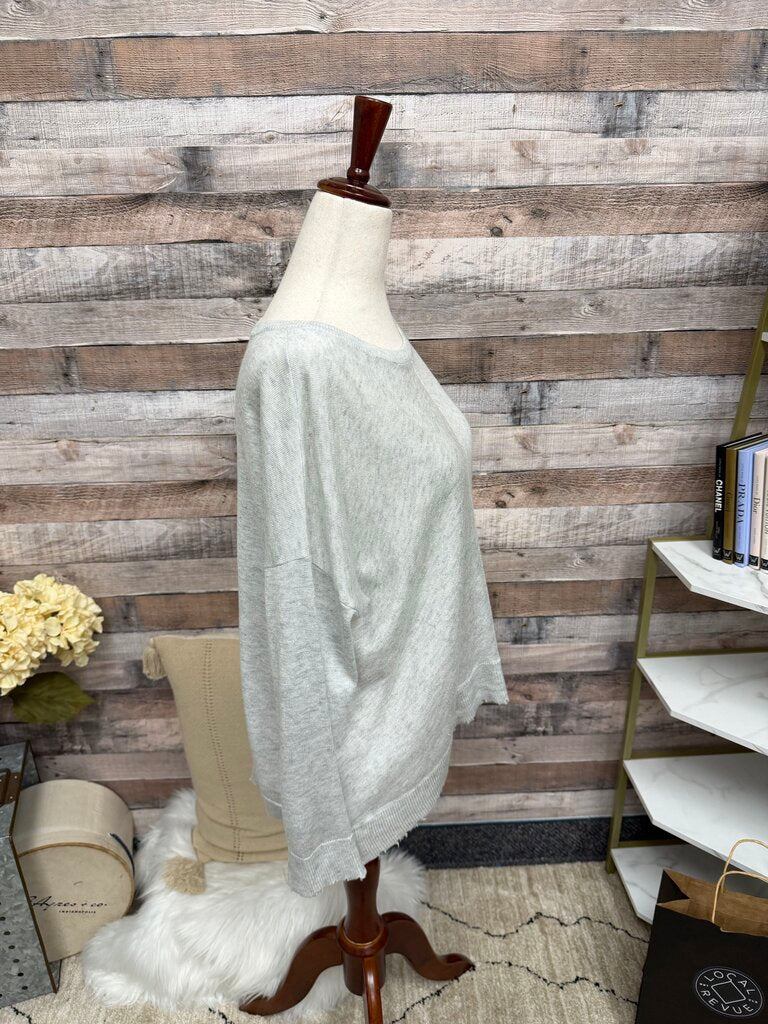 Kerisma Cotton Cropped Oversized Tattered Edge
