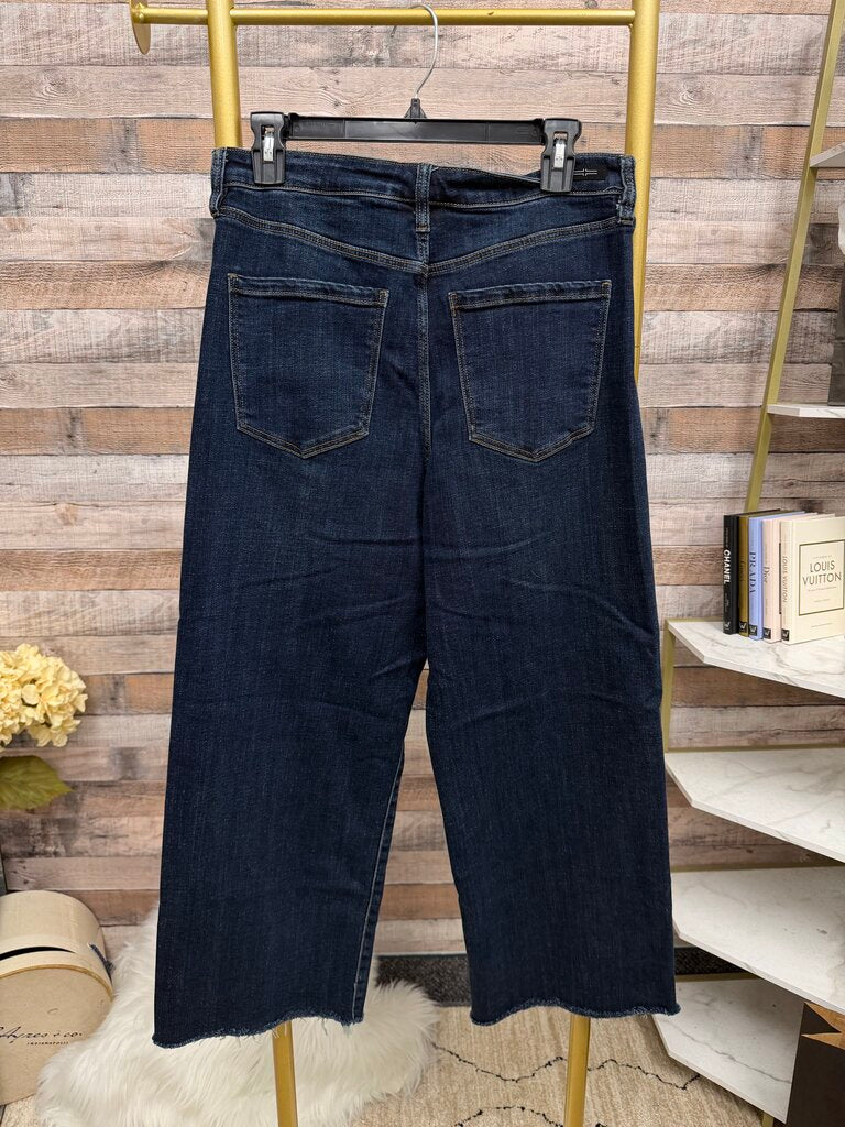 Liverpool LA Wide Leg Dark Wash Denim