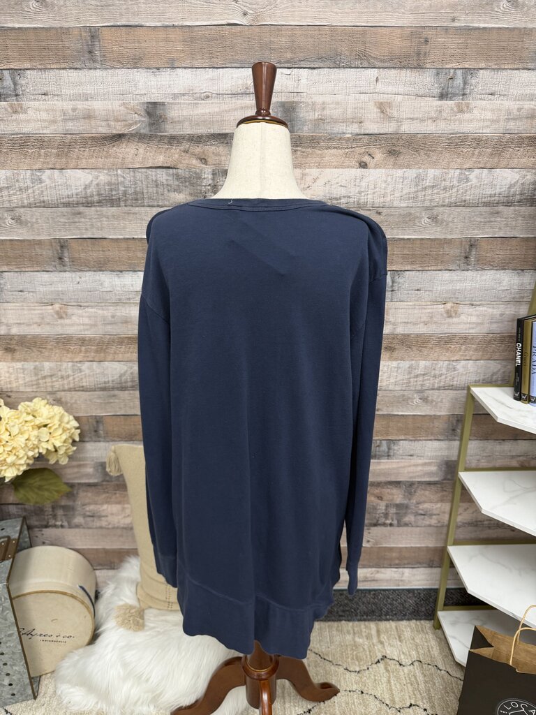 Wilt Navy Blue V-Neck Pullover