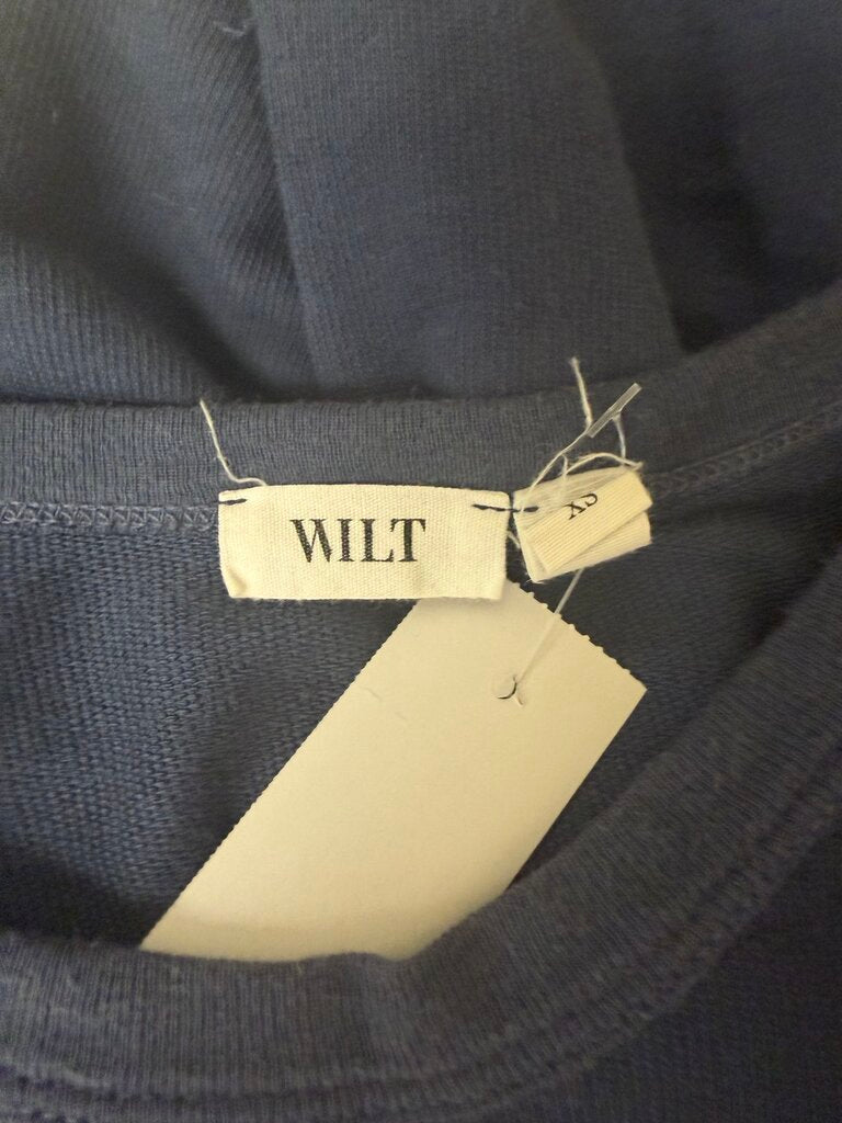 Wilt Navy Blue V-Neck Pullover