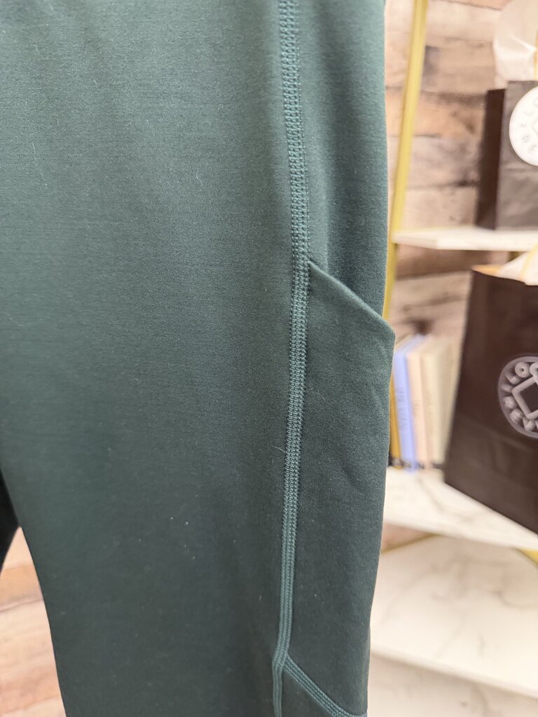 Fabletics Forest Green Fleece Lined Leggings