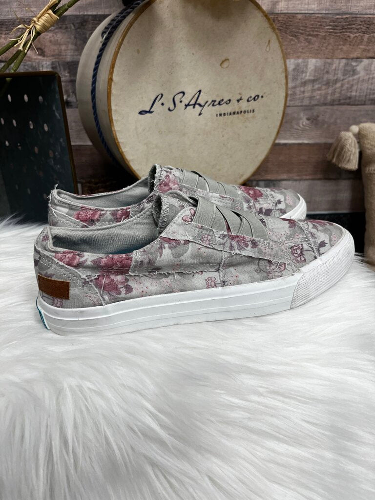 Blowfish Malibu Pink & Tan Floral Print Sneakers