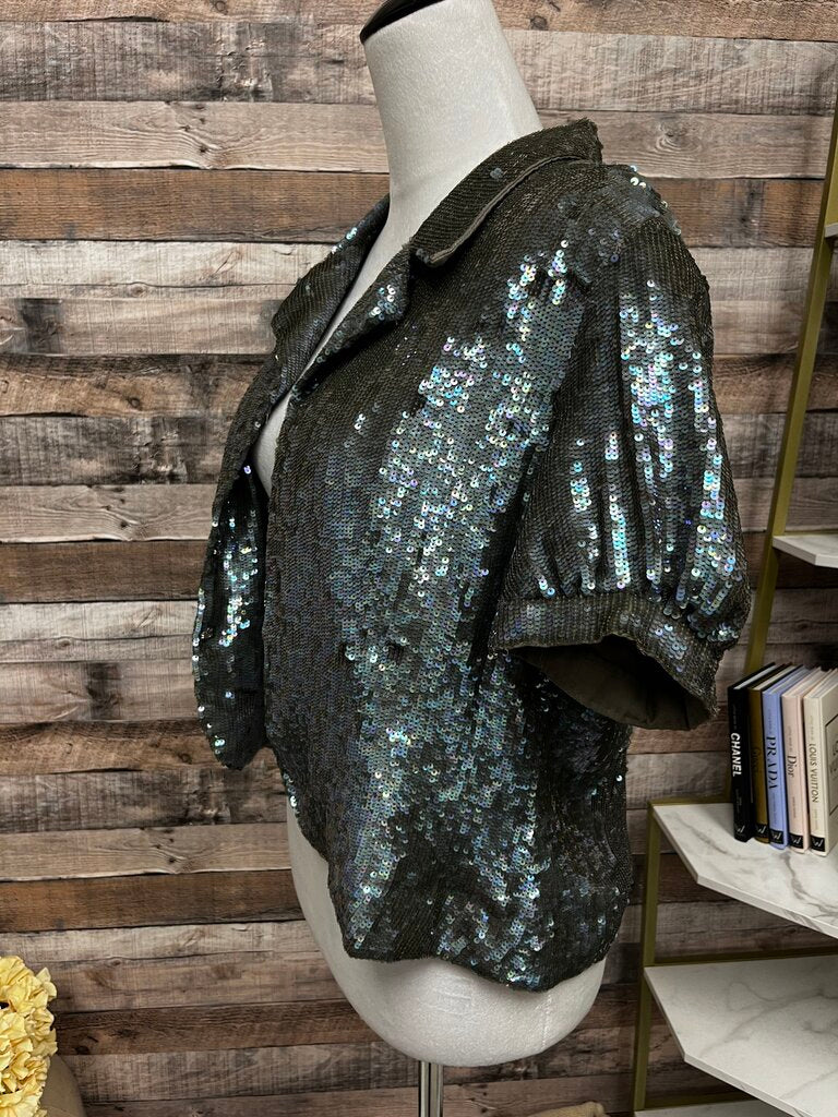 Nina by Embex Lt Blue Sequence Bolero