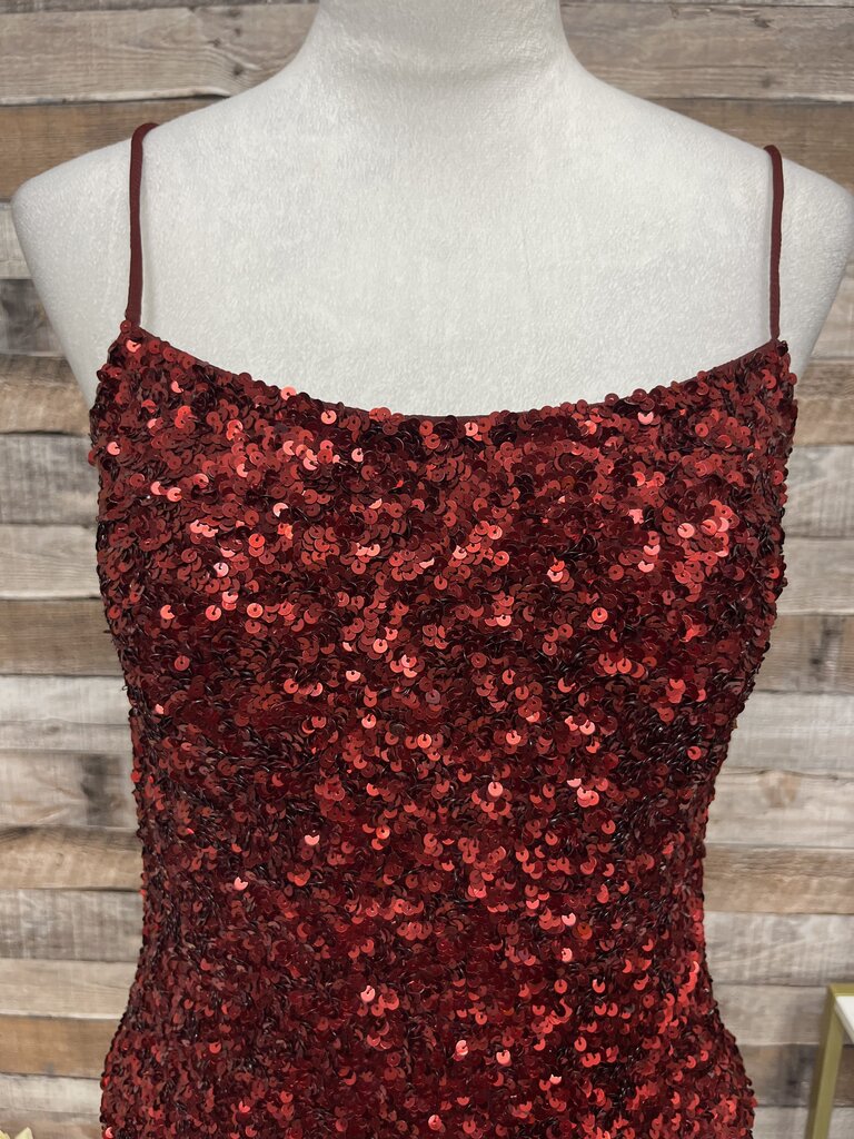 Cache Red Sequin Camisole