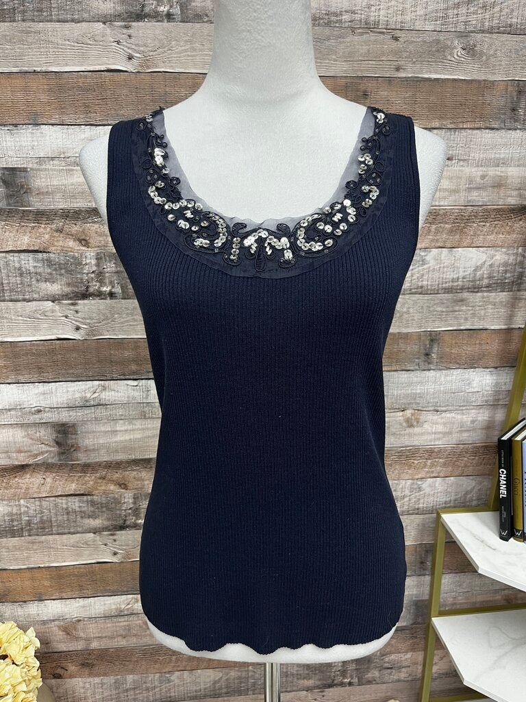 NYGard Navy Sequin Tank