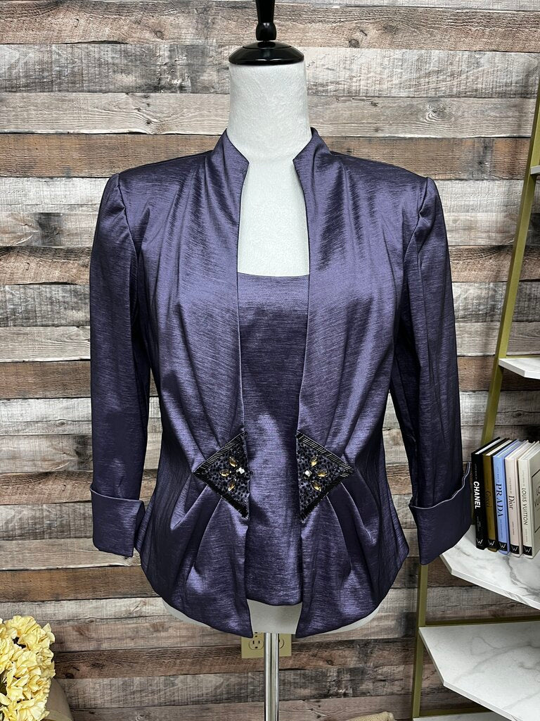JR Nites Purple Blazer & Matching Tank