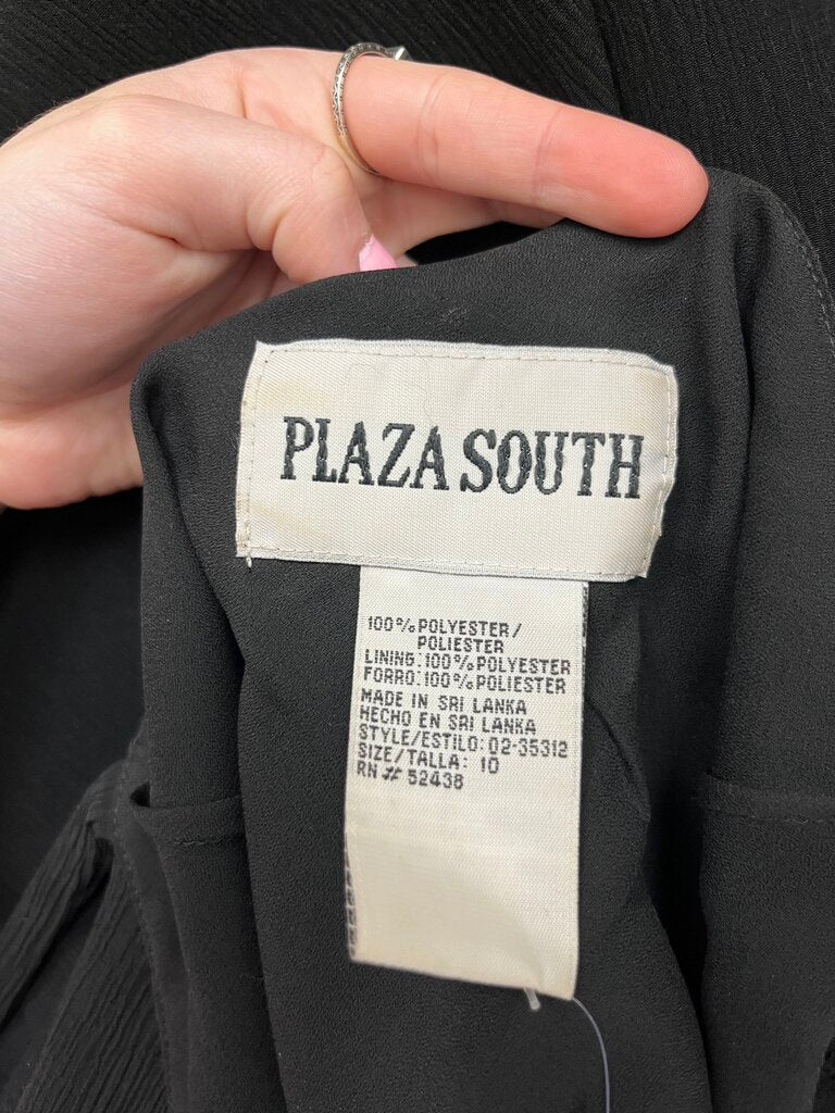 Plaza South Little Black Slip Dress