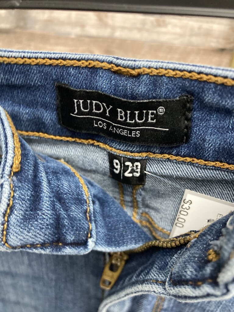 Judy Blue Skinny Fit Raw Hem Split Jeans