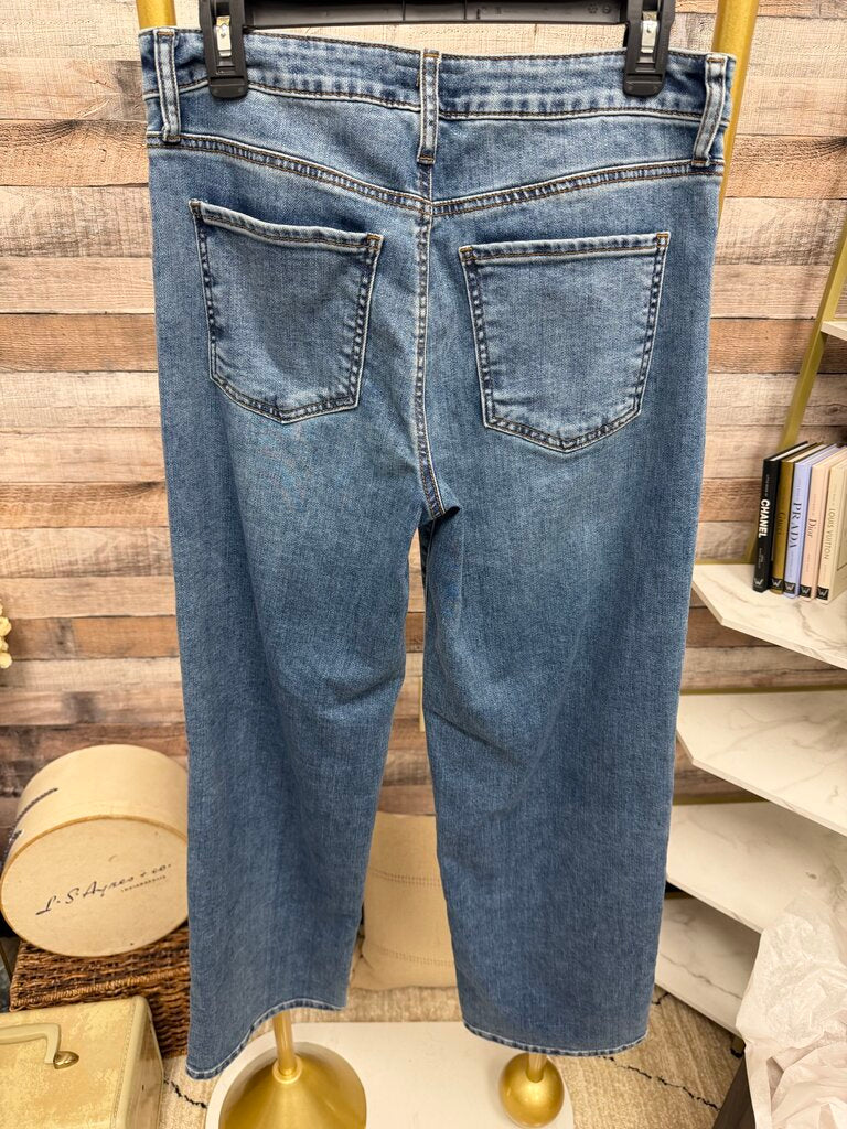 Kut from the Kloth Sienna Straight Leg Side Stripe Jeans