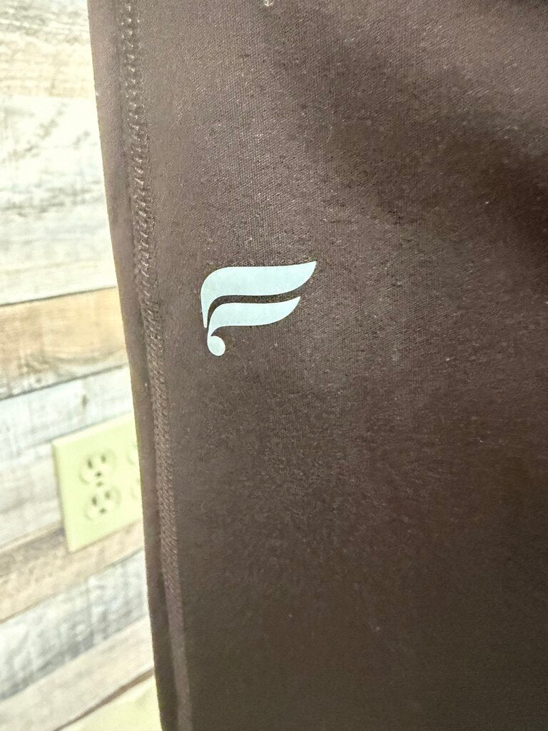Fabletics Dark Brown Fleece Lined Leggings