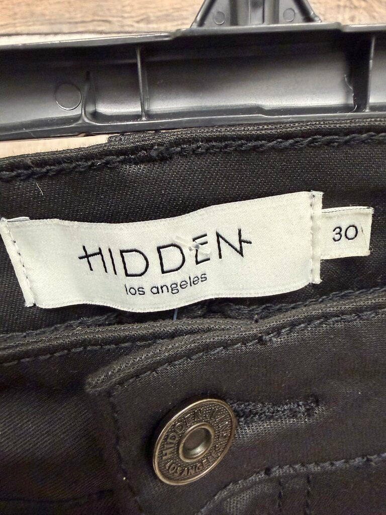 Hidden LA Black Flare Jeans