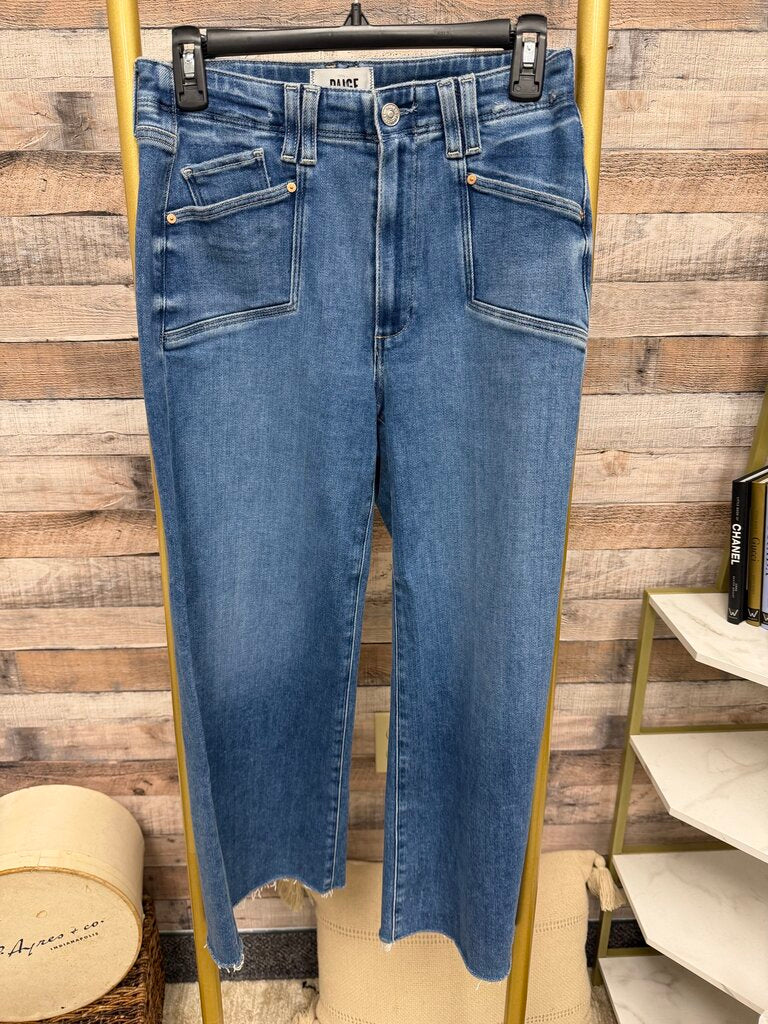 Paige Anessa High-Rise Wide-Leg Jeans