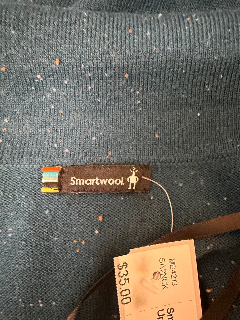 Smartwool Dark Teal Button-Up Long-Sleeve Knit Top