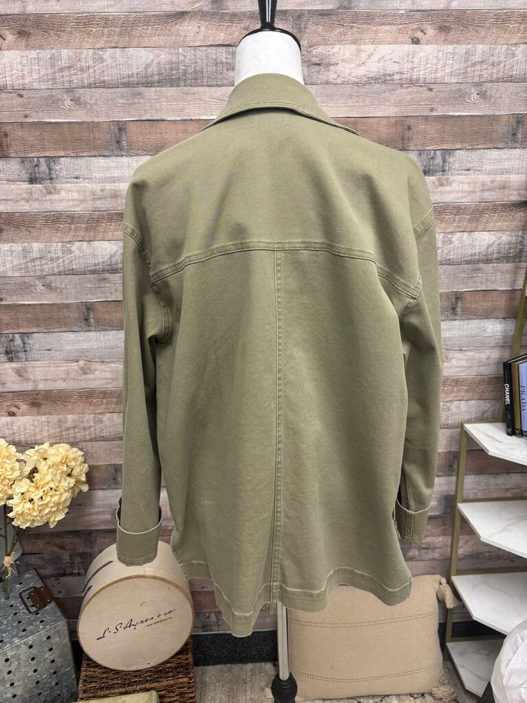 Melrose and Market Olive Green Utility Jacket