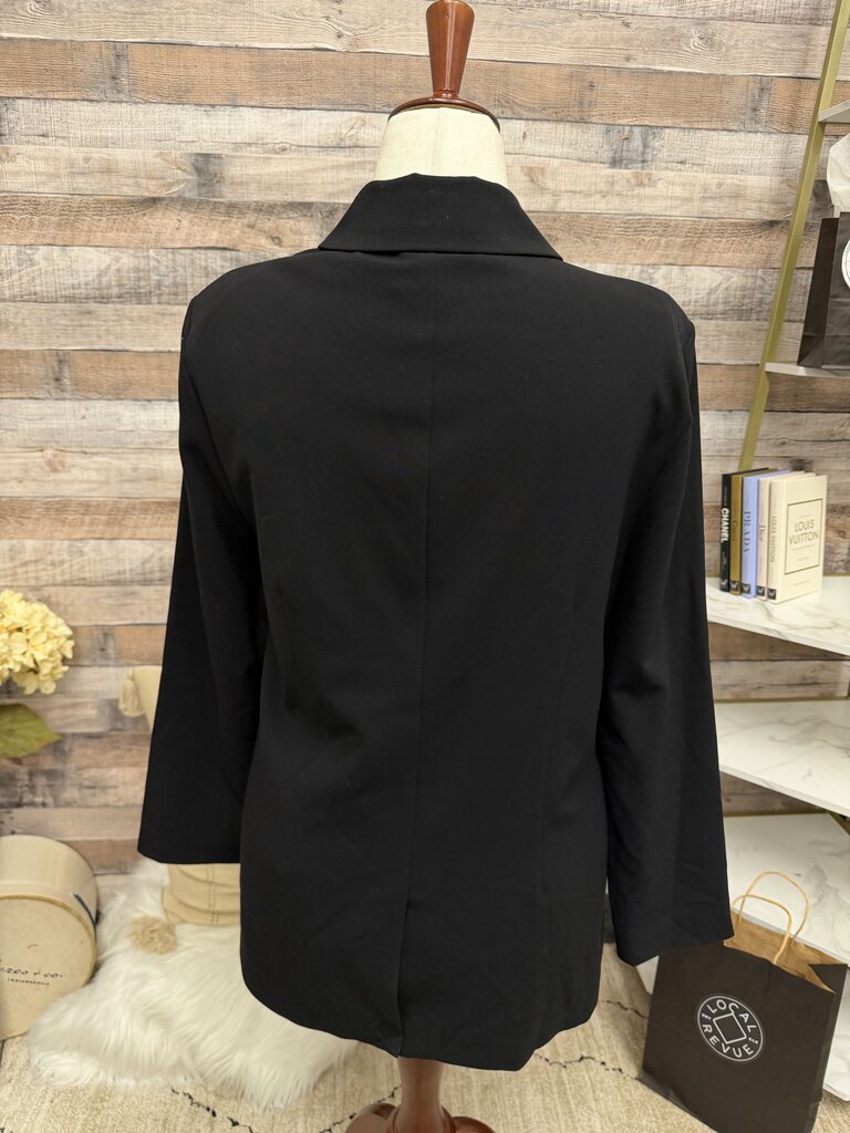 Leith Black Oversized Blazer