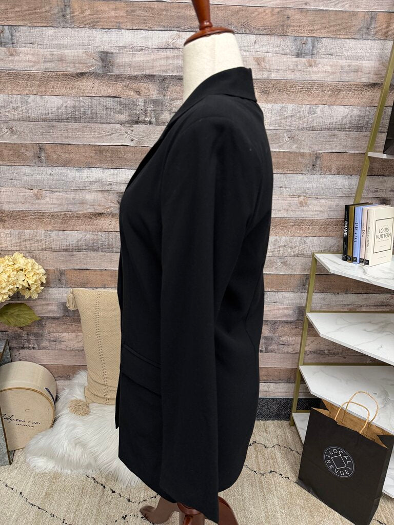 Leith Black Oversized Blazer
