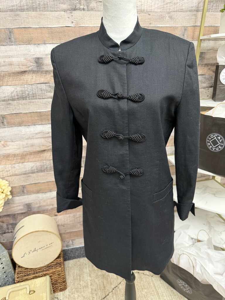 Valerie Stevens Linen 2 Piece Mandarin Jacket/Skirt