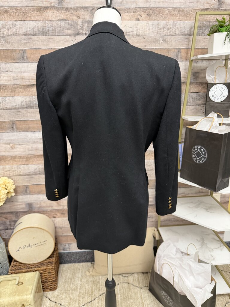 Lauren Ralph Lauren Navy Crested Blazer