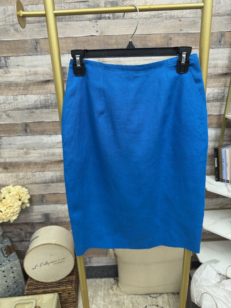 Linda Allard Ellen Tracy Azure Blue Suit