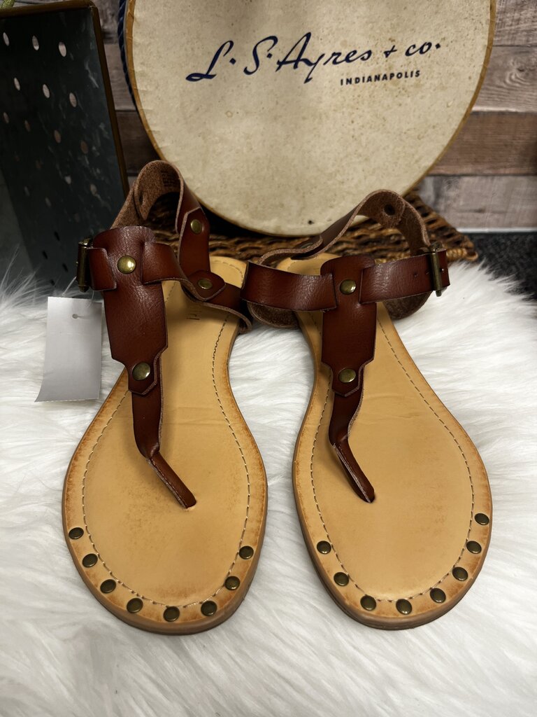 Madden Girl Congac Leather Gladiator Sandal