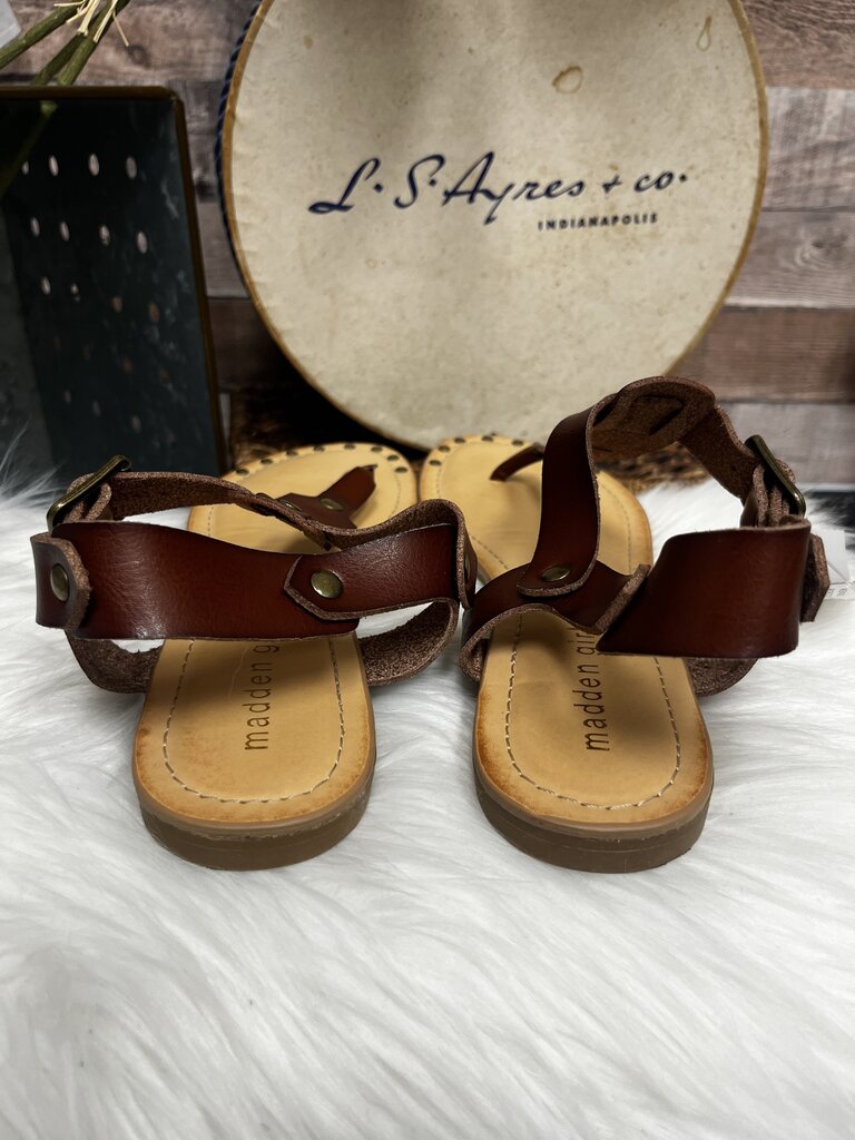 Madden Girl Congac Leather Gladiator Sandal