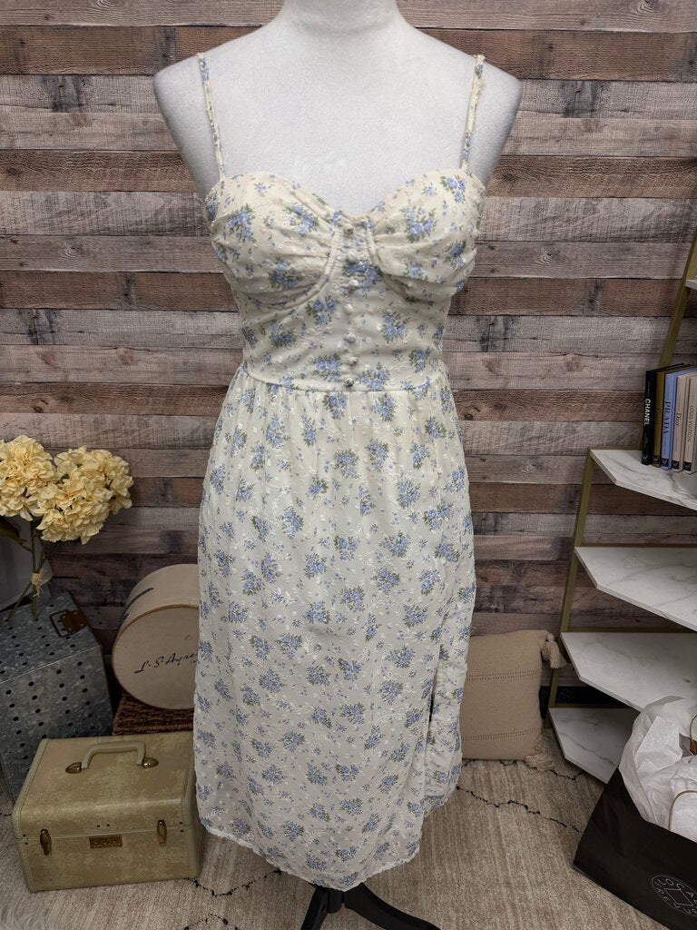Windsor Lavender Floral Chiffon Midi