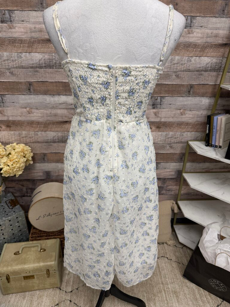 Windsor Lavender Floral Chiffon Midi