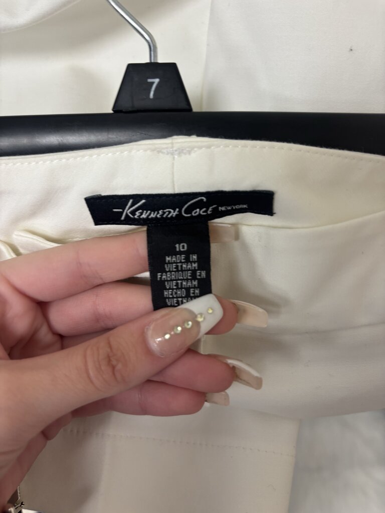 Kenneth Cole NY White Pants