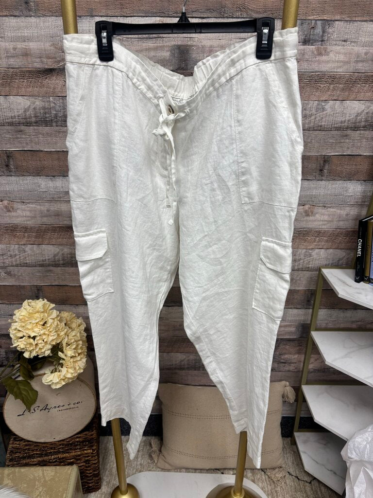 NWT Tommy Bahama White Linen Cargo