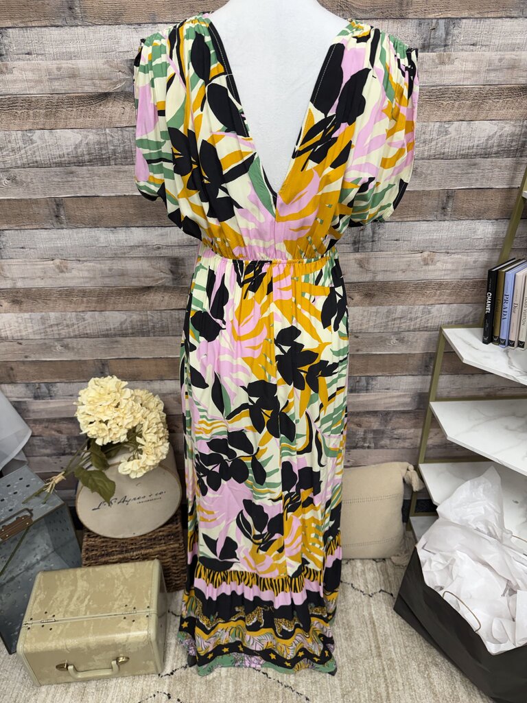 NWT Maaji Tropical Floral Print Maxi