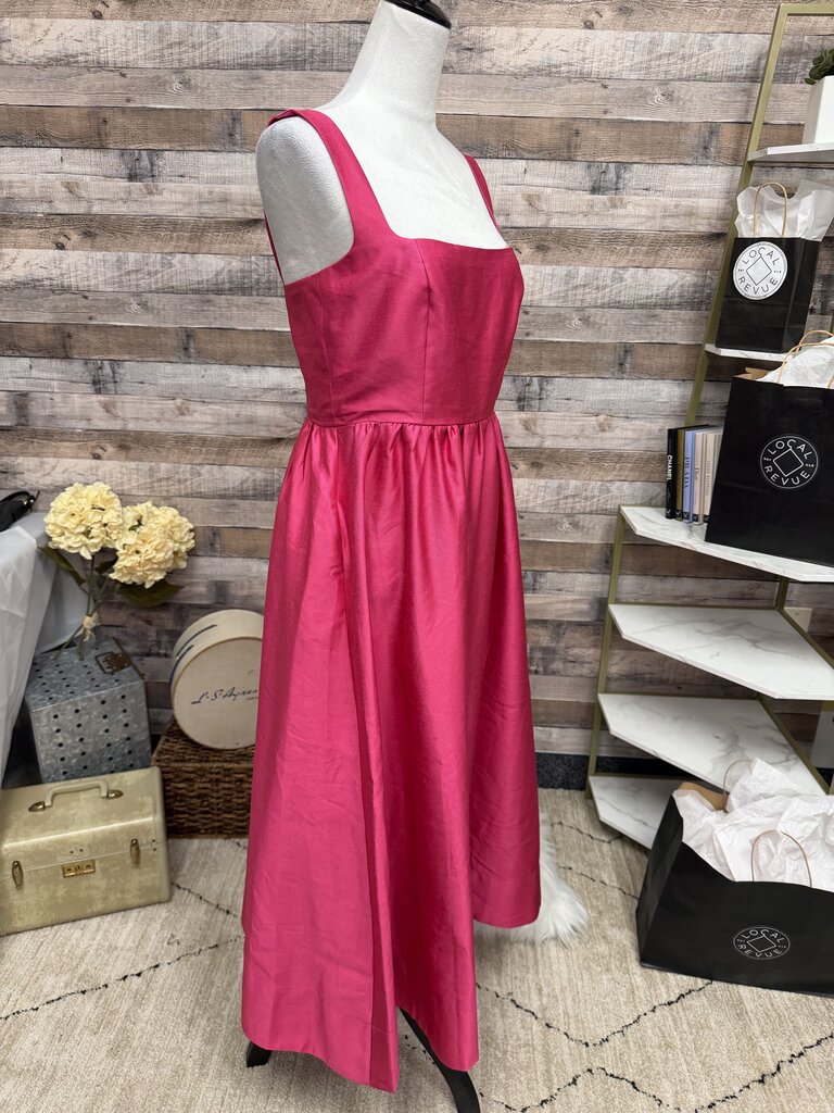 Tuckernuck Fucia Taffeta Dress