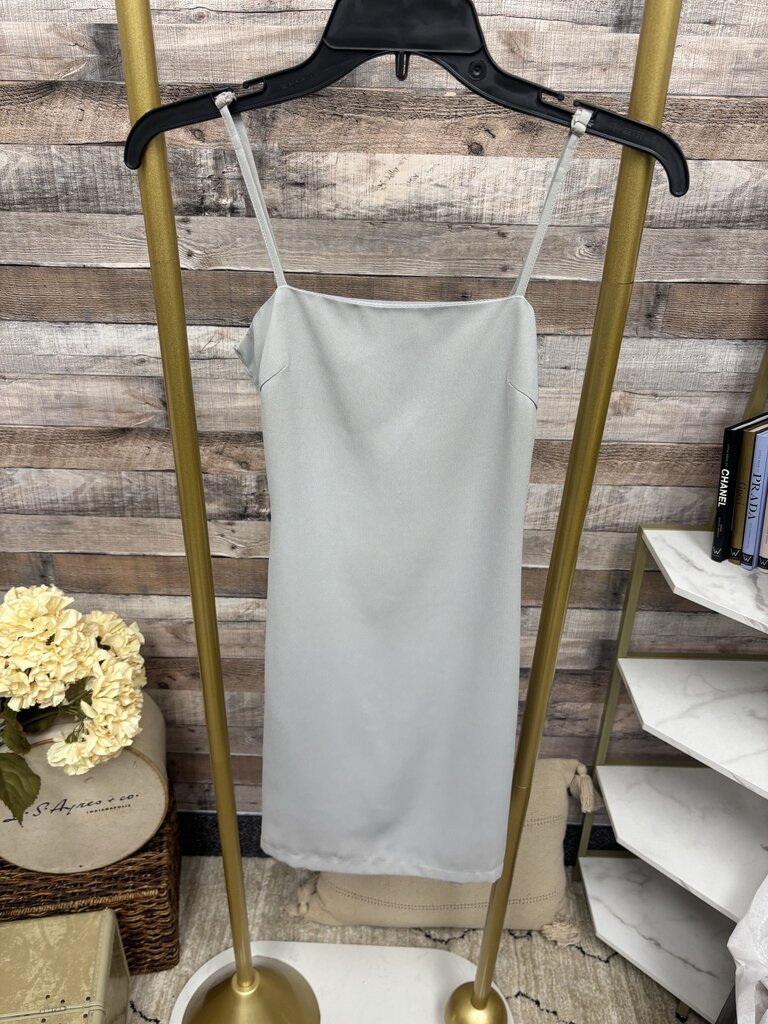 Lulus Grey Open Tie Back Mini
