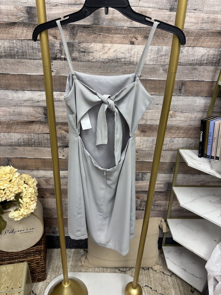 Lulus Grey Open Tie Back Mini