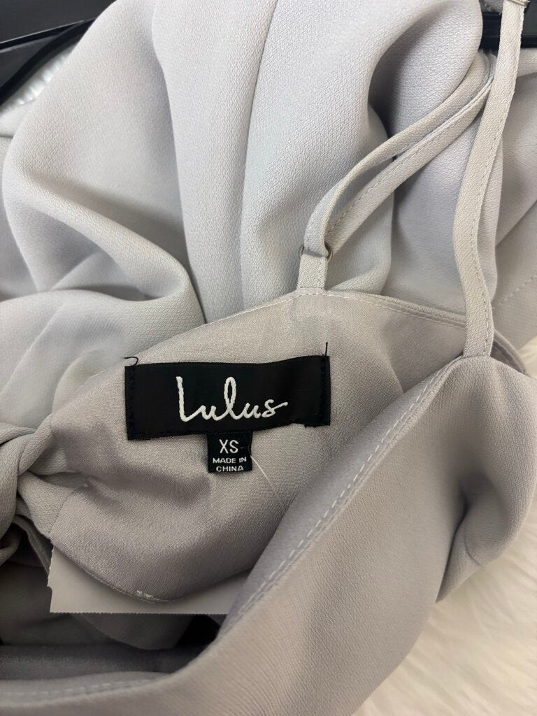 Lulus Grey Open Tie Back Mini