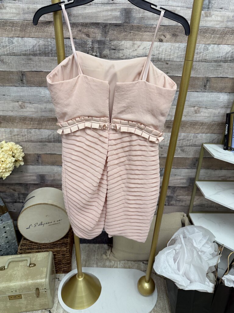 BCBGeneration Pink Strapless Cocktail