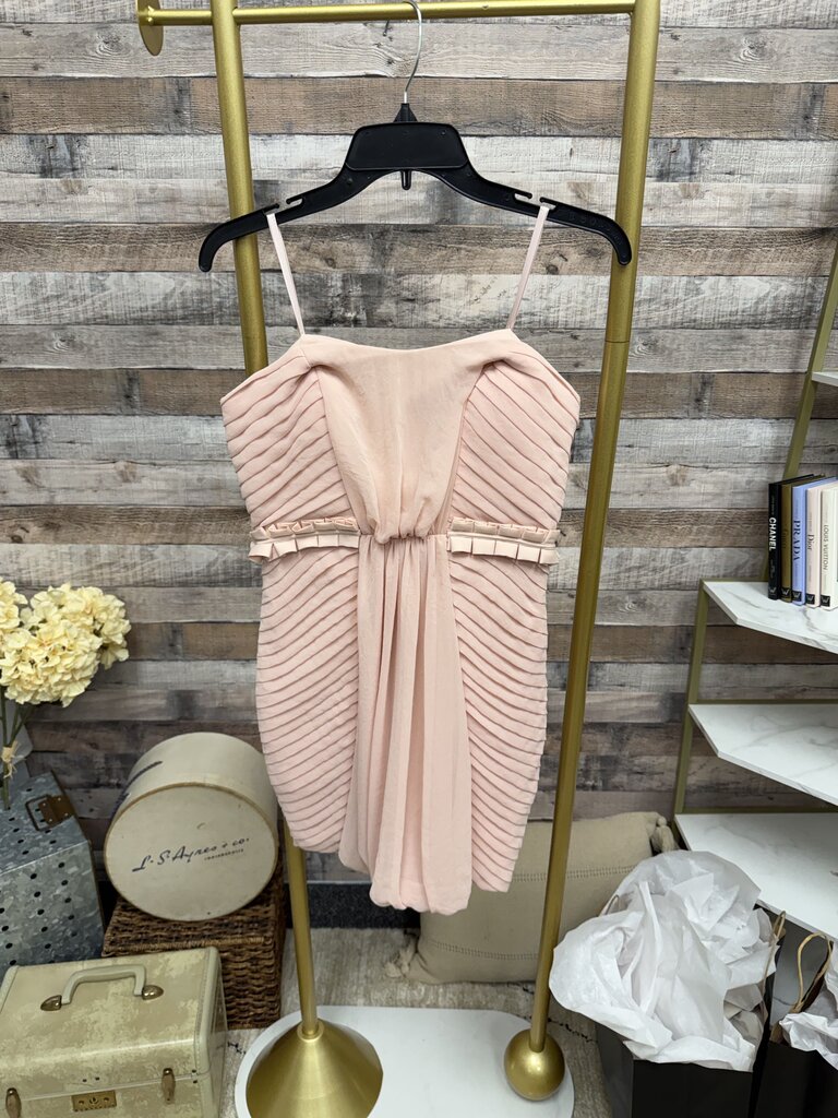 BCBGeneration Pink Strapless Cocktail