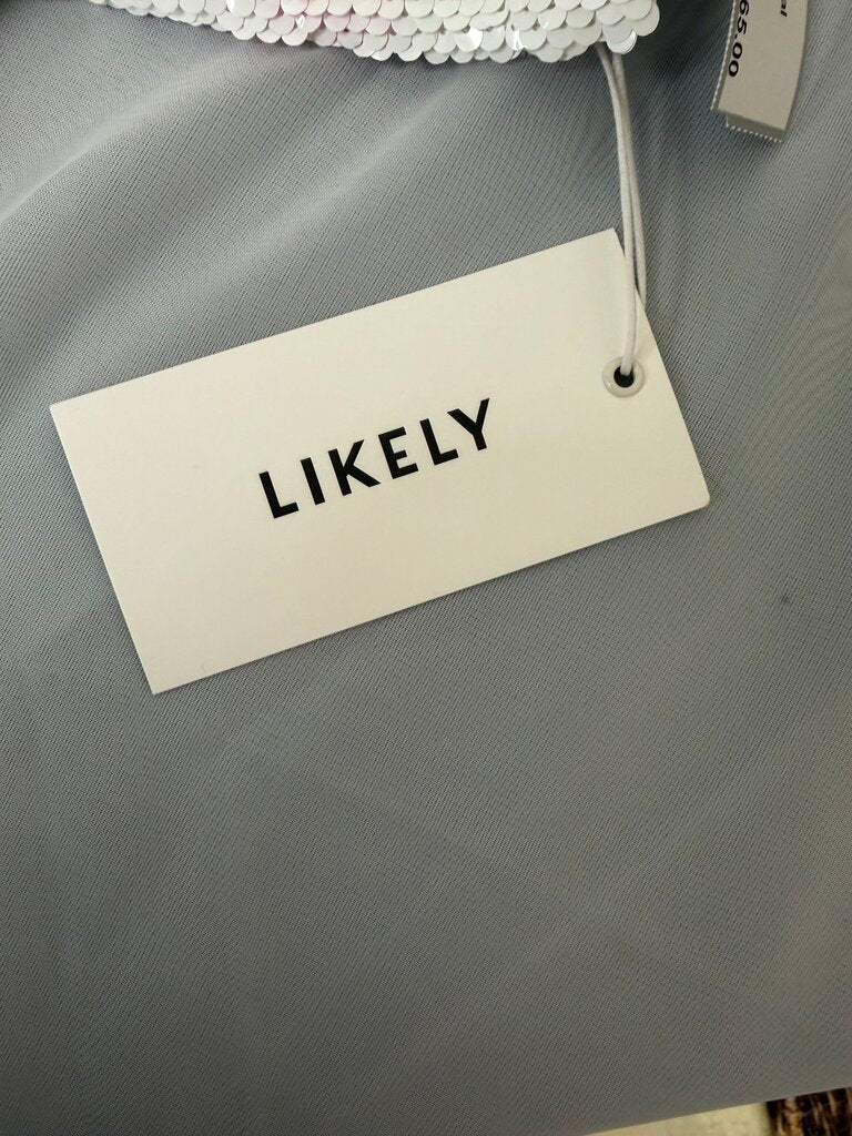 Likely White & Pink Floral Sequin