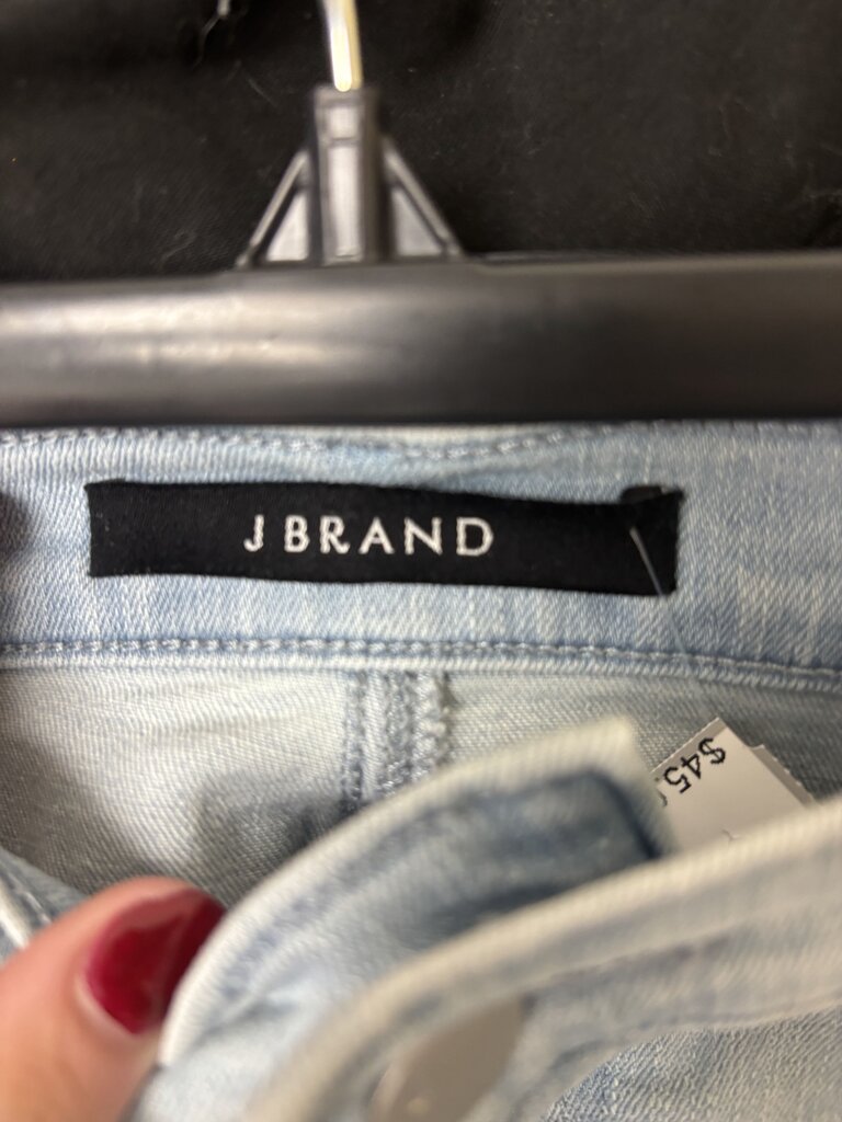 J Brand Lt Blue Denim Skirt