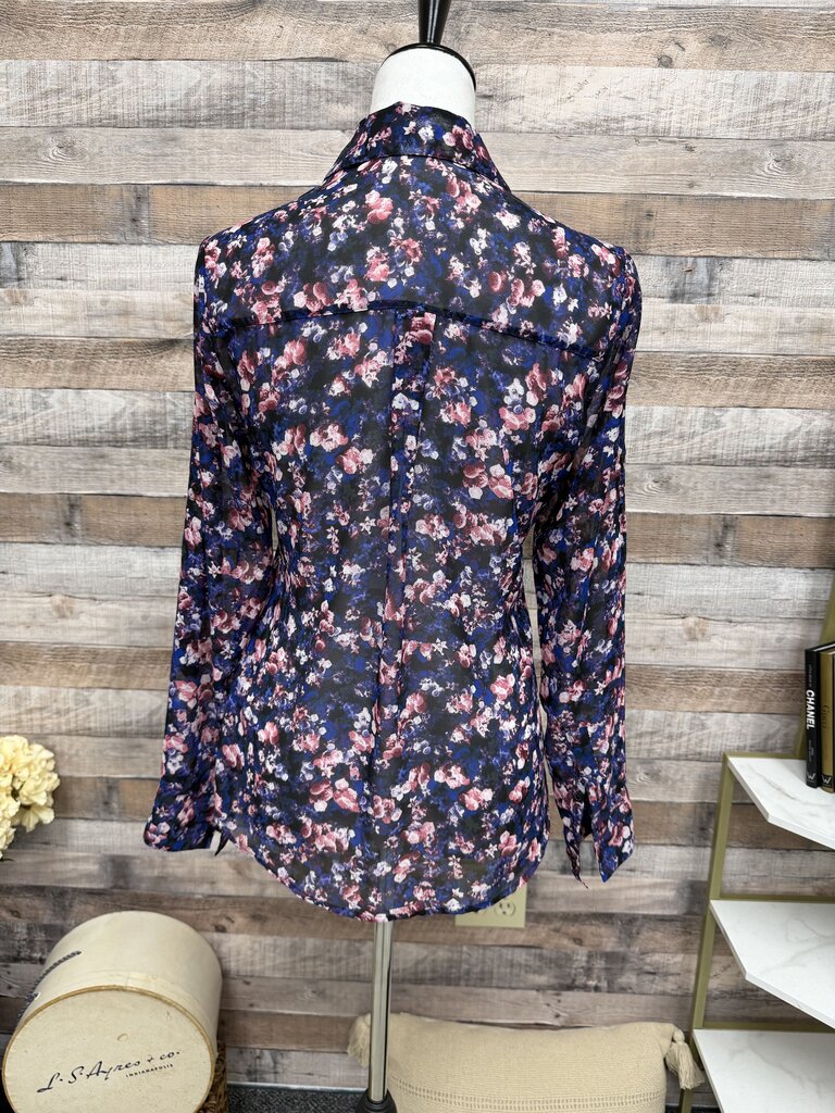 Express Portofino Purple & Pink Floral Print