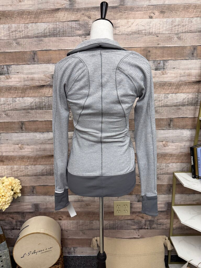 Lululemon Grey 3/4 Zip Pullover