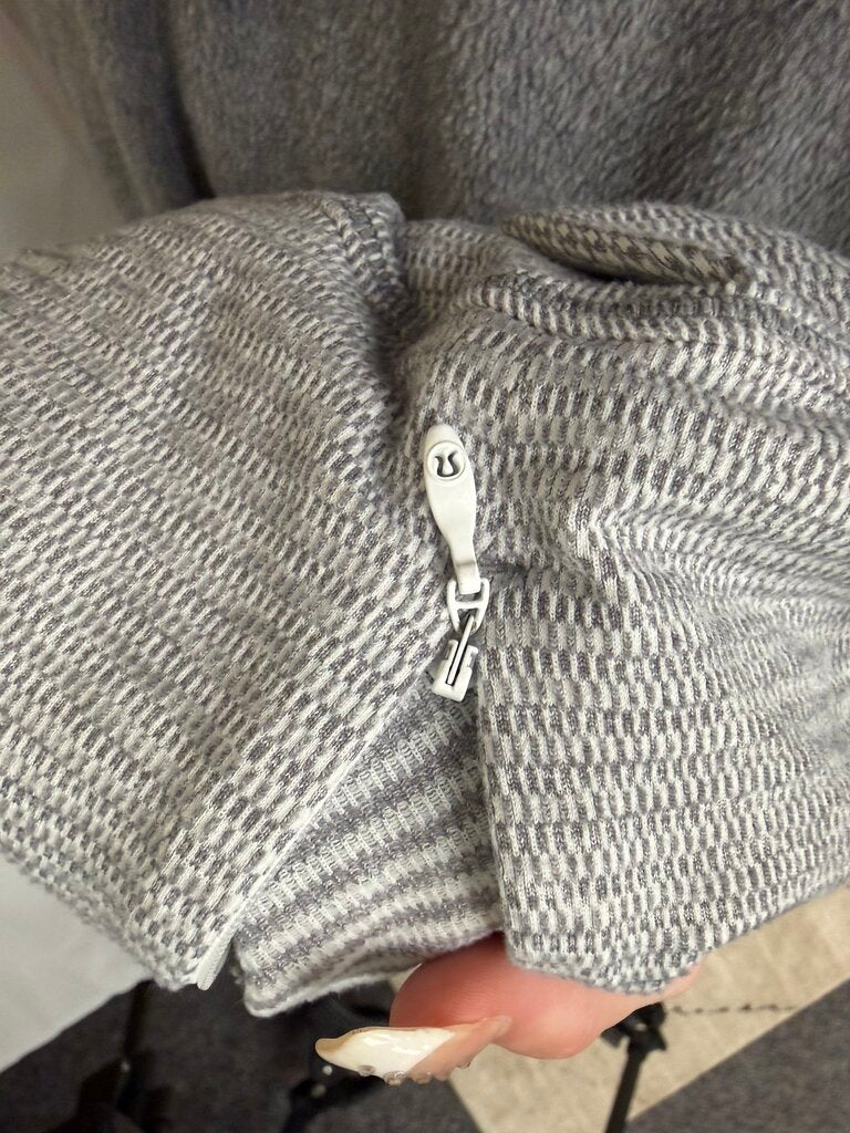 Lululemon Grey 3/4 Zip Pullover