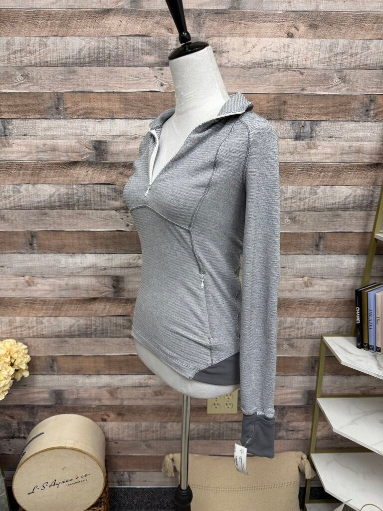 Lululemon Grey 3/4 Zip Pullover