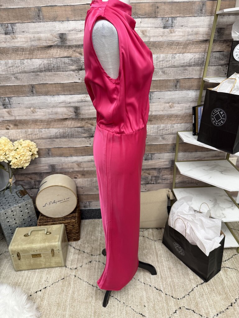 BTFBM Pink Sleeveless Maxi Dress