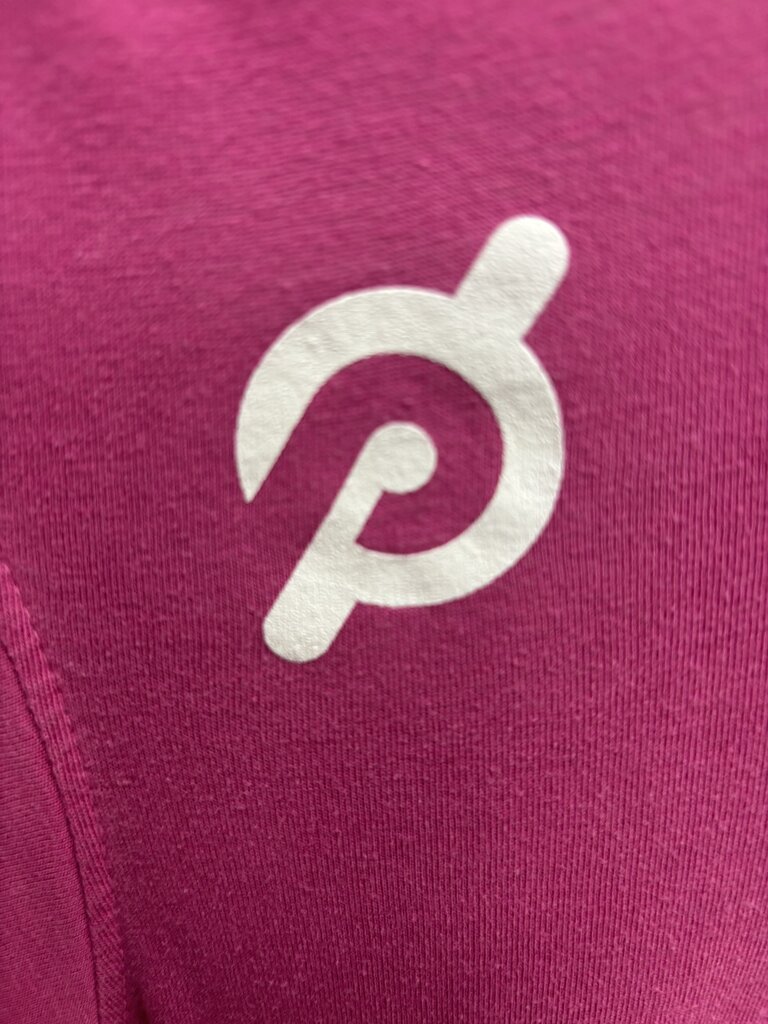 Peloton Pink Quote Lettering Loose Fit Athletic Tank Top