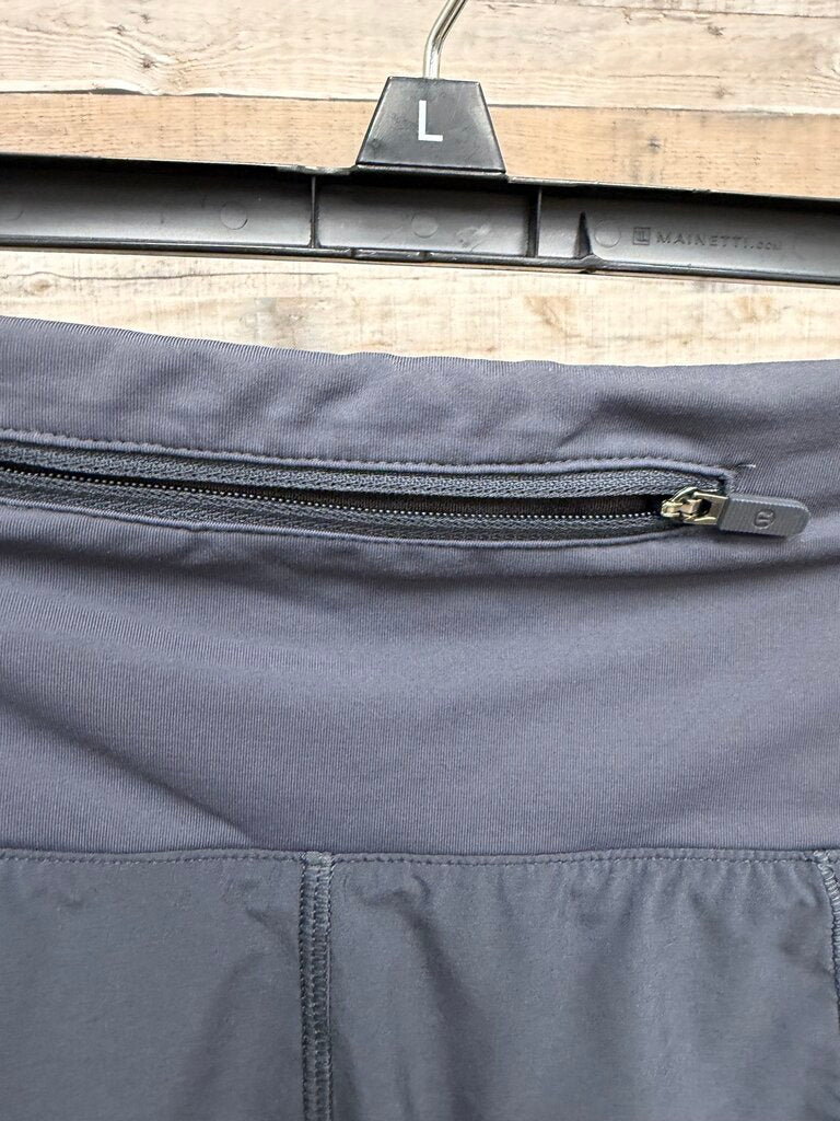 Lululemon Charcoal Grey Smooth Stride Shorts