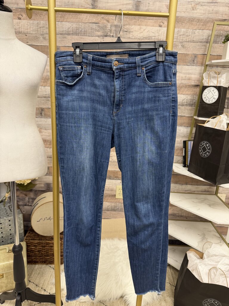 Joe's Dark Wash High Rise Skinny Ankle Jeans