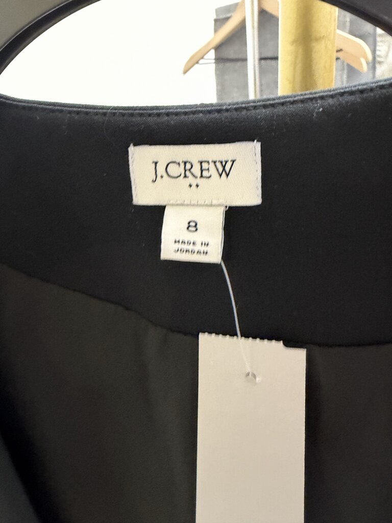 J. Crew Black Tailored Button Vest