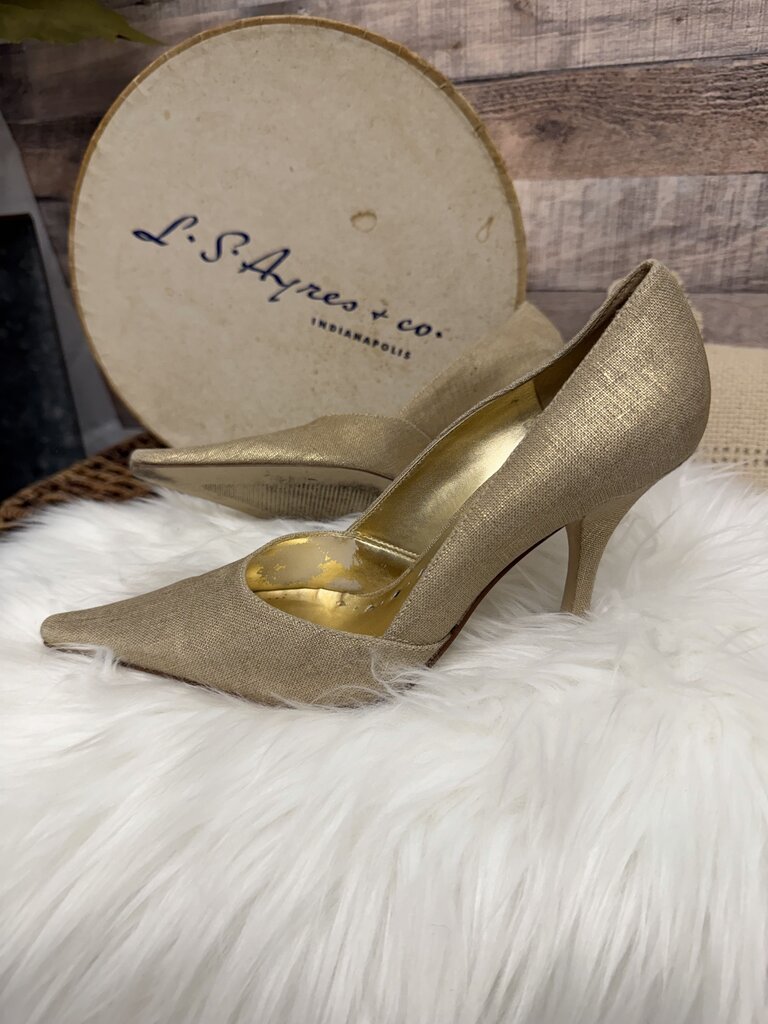 BCBGirls Gold Metallic Linen