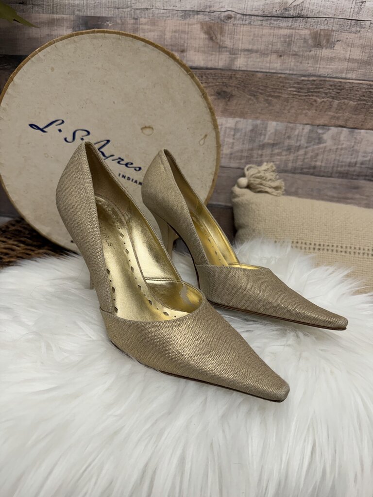 BCBGirls Gold Metallic Linen
