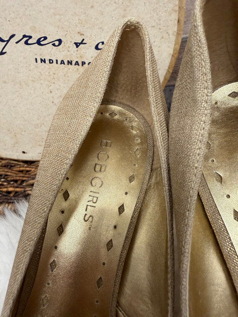 BCBGirls Gold Metallic Linen
